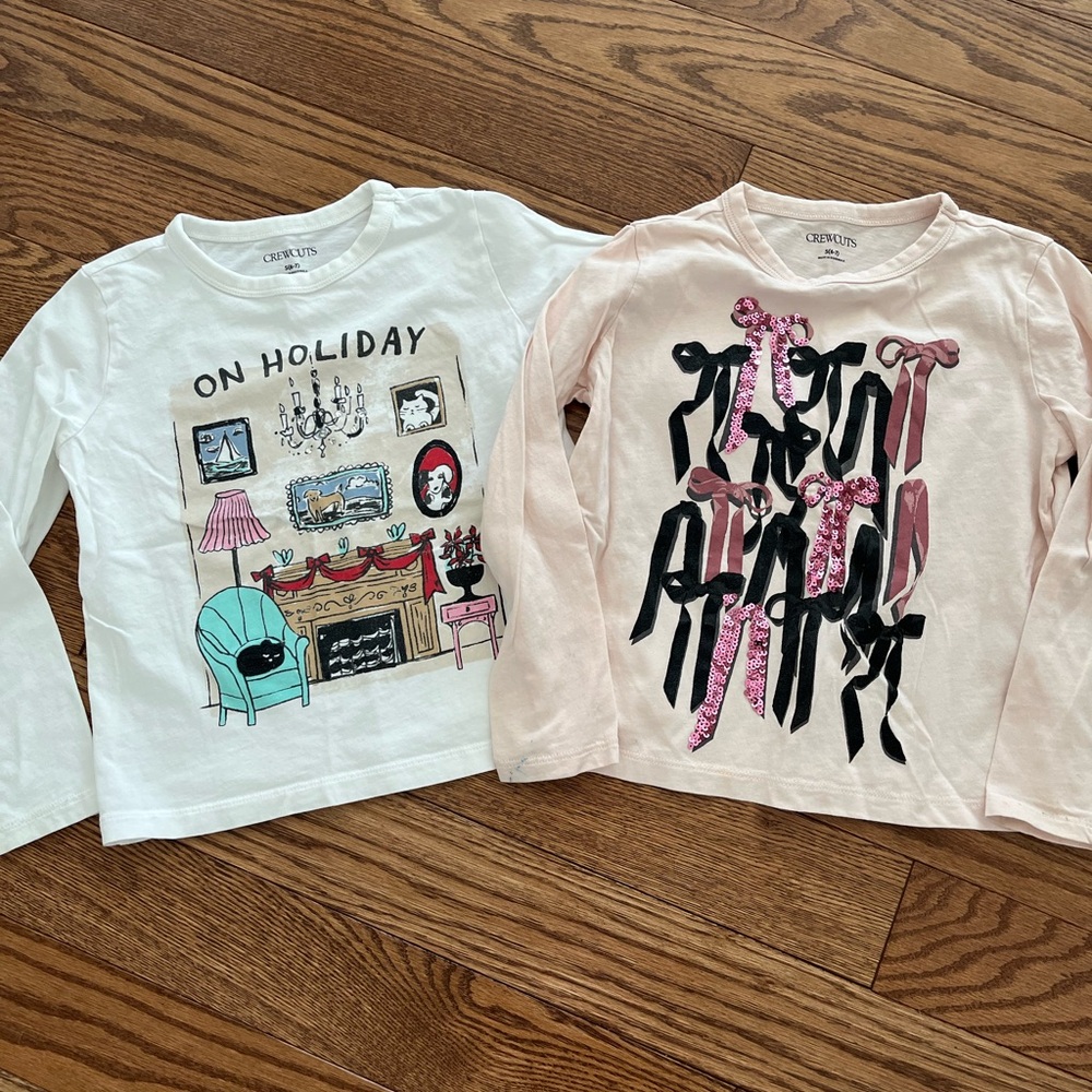 Crewcuts White Graphic Tee